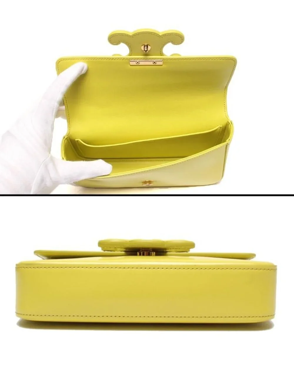 Celine Chain Shoulder Bag Triomphe